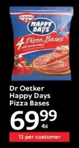 Oxford Freshmarket Dr Oetker Happy Days Pizza Bases offer