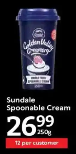 Oxford Freshmarket Sundale Spoonable Cream offer
