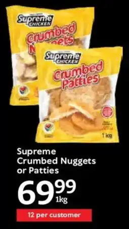 Oxford Freshmarket Supreme Crumbed Nuggets or Patties offer