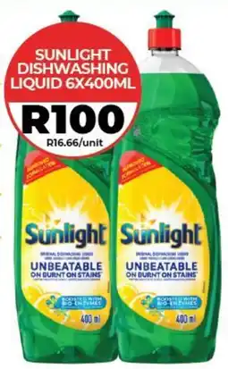 1UP Sunlight dishwashing liquid offer