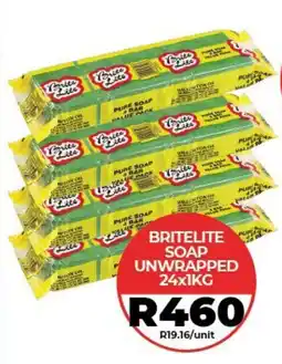 1UP Britelite soap unwrapped offer