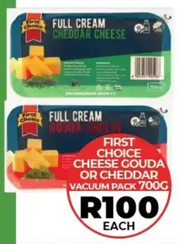 1UP First choice cheese gouda or cheddar vacuum pack offer