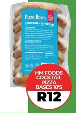 1UP Hm foods cocktail pizza bases offer