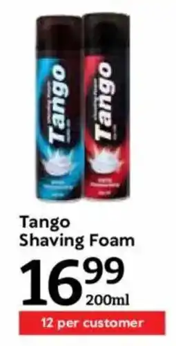 Oxford Freshmarket Tango Shaving Foam offer