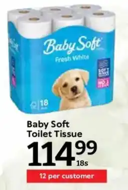 Oxford Freshmarket Baby Soft Toilet Tissue offer