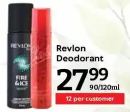 Oxford Freshmarket Revlon Deodorant offer