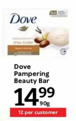 Oxford Freshmarket Dove Pampering Beauty Bar offer