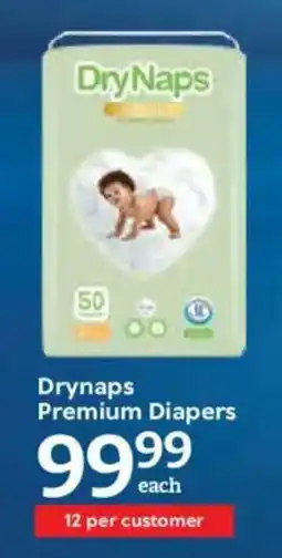 Oxford Freshmarket Drynaps Premium Diapers offer