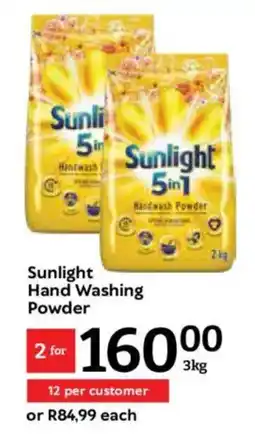 Oxford Freshmarket Sunlight Hand Washing Powder offer