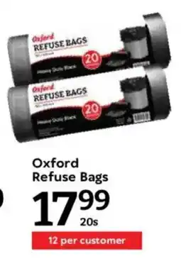 Oxford Freshmarket Oxford Refuse Bags offer