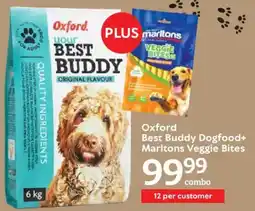Oxford Freshmarket Oxford Best Buddy Dogfood + Marltons Veggie Bites offer