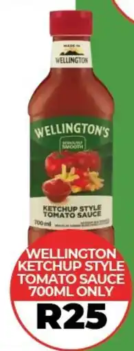 1UP Wellington's ketchup style tomato sauce offer