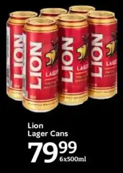 Oxford Freshmarket Lion Lager Cans offer