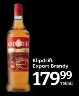 Oxford Freshmarket Klipdrift Export Brandy offer