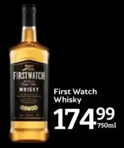 Oxford Freshmarket First Watch Whisky offer