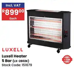 Africa Cash and Carry Luxell Heater 5 Bar offer