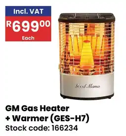 Africa Cash and Carry Good Mama Gas Heater + Warmer offer