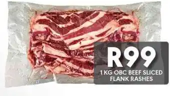 Obc beef sliced flank rashes