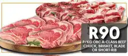 OBC Meat & Chicken Obc A-class beef chuck, brisket, blade or short-rib offer