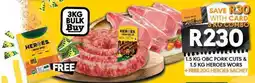 OBC Meat & Chicken Obc pork cuts & heroes wors offer