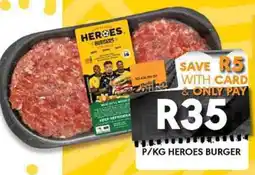 OBC Meat & Chicken Heroes Burger offer