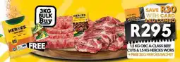 OBC Meat & Chicken Obc A-class beef cuts & heroes wors offer