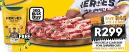 OBC Meat & Chicken Obc A-class beef fore quarter cuts offer