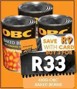 OBC Meat & Chicken Obc baked beans offer