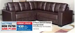 OK Furniture Detroit Corner Lounge Suite offer