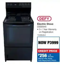 OK Furniture Defy Electric Stove offer