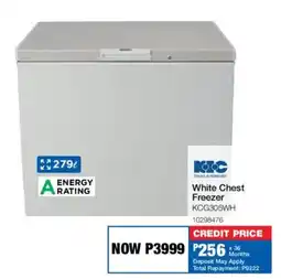 OK Furniture KIC White Chest Freezer offer