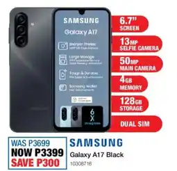 OK Furniture Samsung Galaxy A17 Black offer