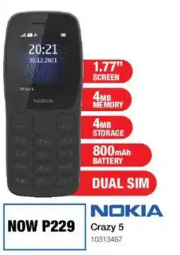 OK Furniture Nokia Crazy 5 offer