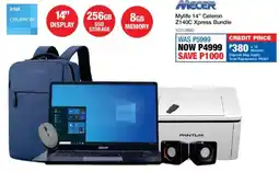 OK Furniture Mecer Mylife 14" Celeron Z140C Xpress Bundle offer