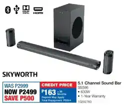 OK Furniture Skyworth 5.1 Channel Sound Bar offer