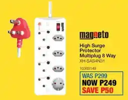 OK Furniture Magneto High Surge Protector Multiplug 8 Way offer