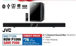 OK Furniture JVC 2.1 Channel Sound Bar offer