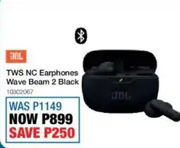 OK Furniture JBL TWS NC Earphones Wave Beam 2 Black offer