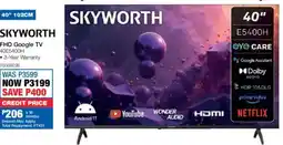 OK Furniture Skyworth FHD Google TV offer