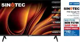 OK Furniture Sinotec FHD Google TV offer
