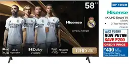 OK Furniture Hisense 4K UHD Smart TV offer