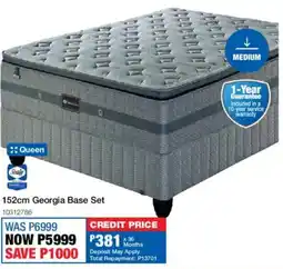 OK Furniture Sealy 152cm Georgia Base Set offer