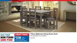 OK Furniture Baltimore Dining Room Suite offer