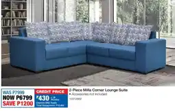 OK Furniture Milla Corner Lounge Suite offer