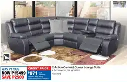 OK Furniture 2-Action Camelot Corner Lounge Suite offer