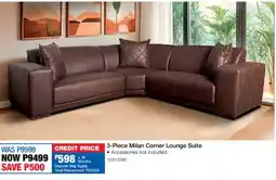 OK Furniture Milan Corner Lounge Suite offer