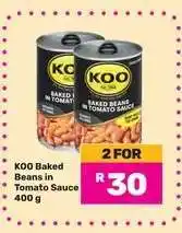 Game Koo Baked Beans in Tomato Sauce offer