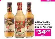 Game ALL JOY VERI PERI AFRICAN SAUCE offer