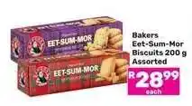 Game Bakers Eet-Sum-Mor Biscuits 200 g Assorted offer