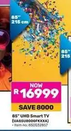 Game 85 UHD Smart TV (UA85BU8000FKXXA) offer